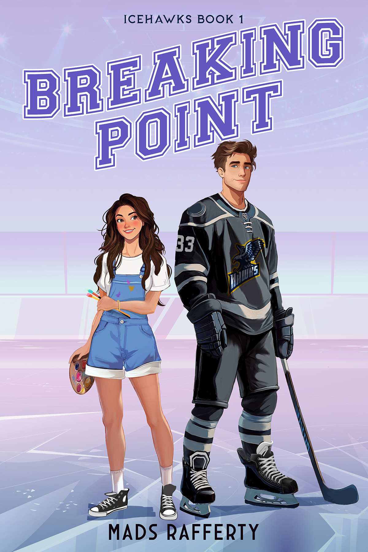 Breaking Point: A Fake Dating Ice Hockey Romance (IceHawks Book #1)