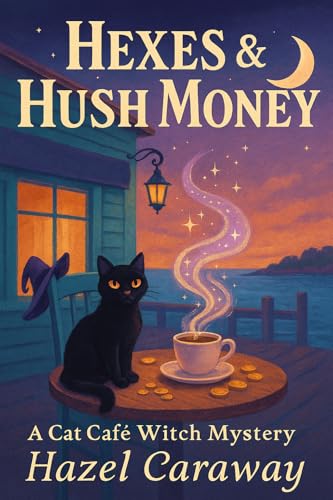 Hexes and Hush Money: Paranormal Cozy Mystery (A Cat Cafe Witch Paranormal Cozy Mystery Book 1)