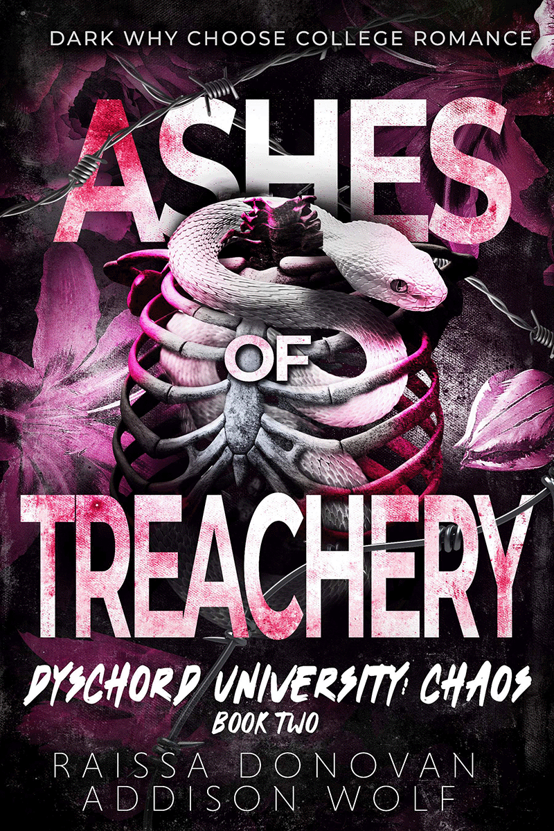 Ashes of Treachery (A Dark Why Choose College Romance): Dyschord University: Chaos #2